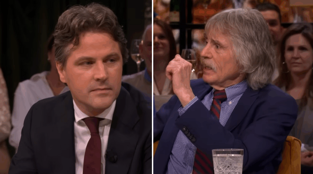 Johan Derksen confronteert Henri Bontenbal