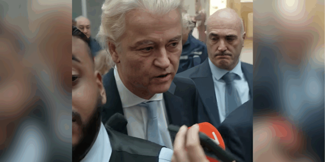 net binnen: wilders reageert