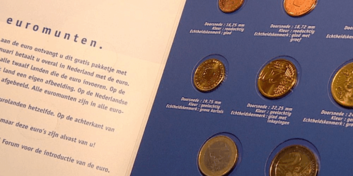 euromunten mapje waard